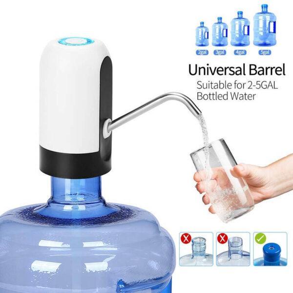 Rechargeable Water Dispenser Pump for Home Kitchen